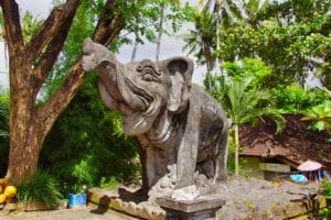 La grotte de l’éléphant à Bali : Goa Gajah