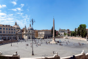 La Piazza del Popolo, Rome