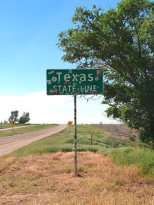 Road 66 Texas State Line