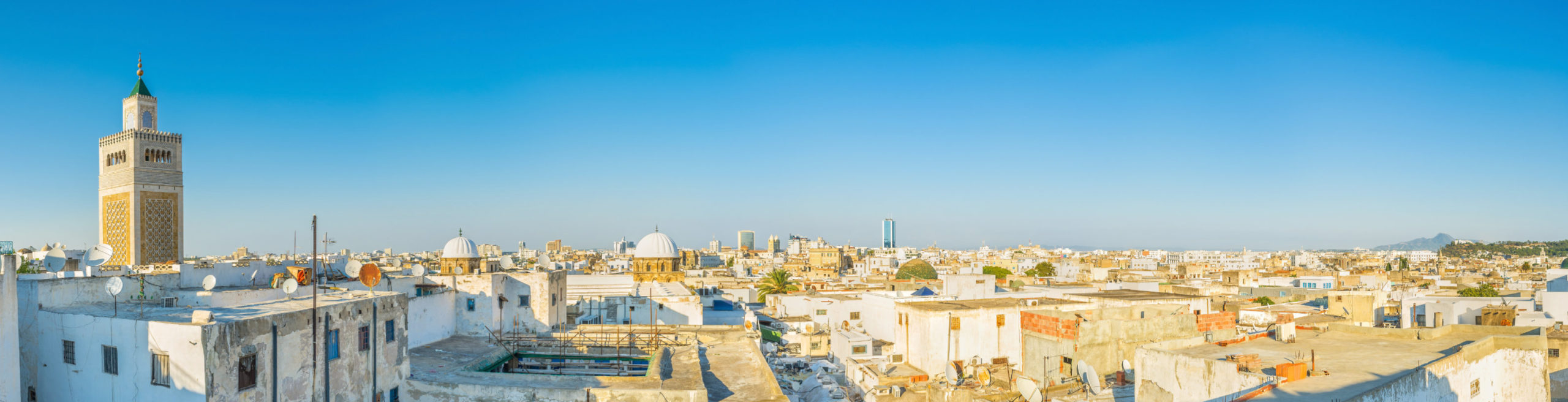 Vue panoramique de la ville de Tunis, Tunisie